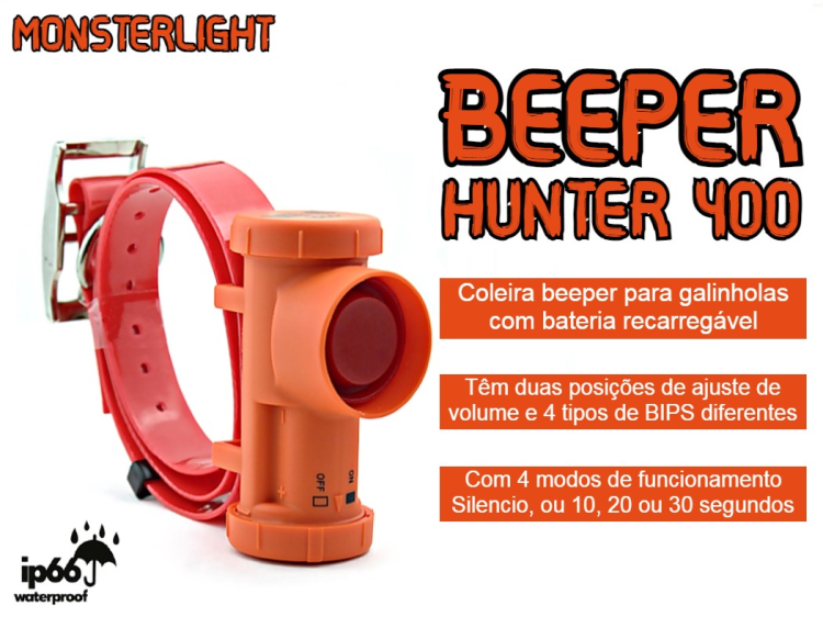 Coleira beeper caça as galinholas com bateria recarregável