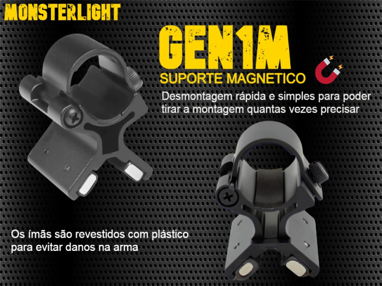 Montagem magnética para lanterna universal Gen1M