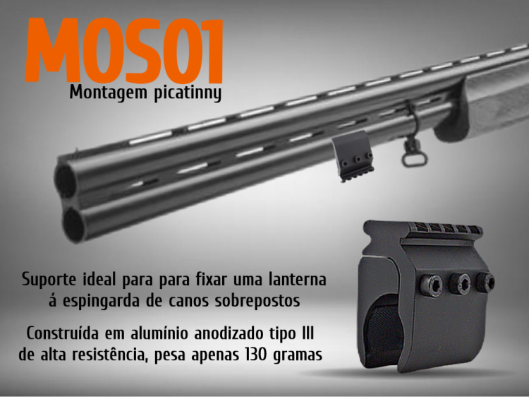 Montagem para arma de canos sobrepostos