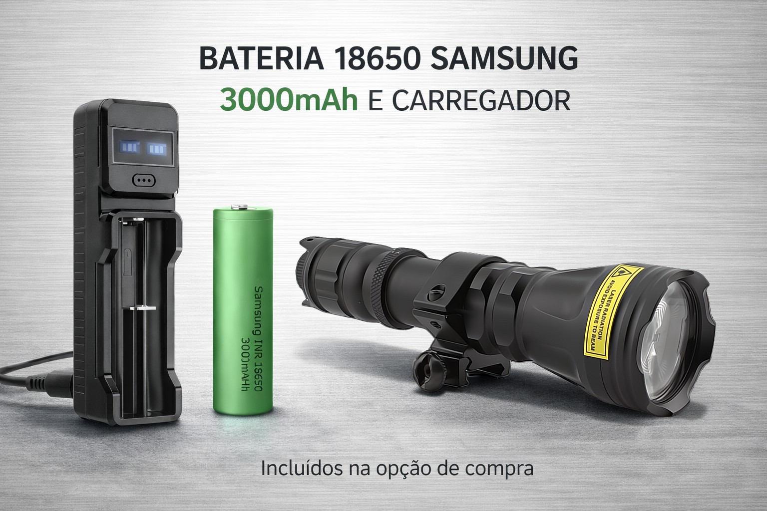 Iluminador MonsterLight IR-940 Hunter Laser com potenciómetro 