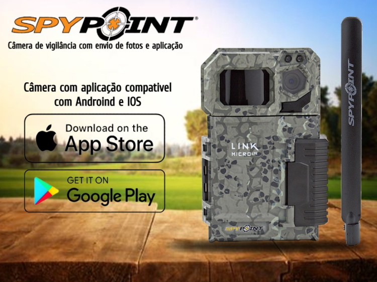 Câmara de vigilância e Caça SpyPoint Link-Micro LTE