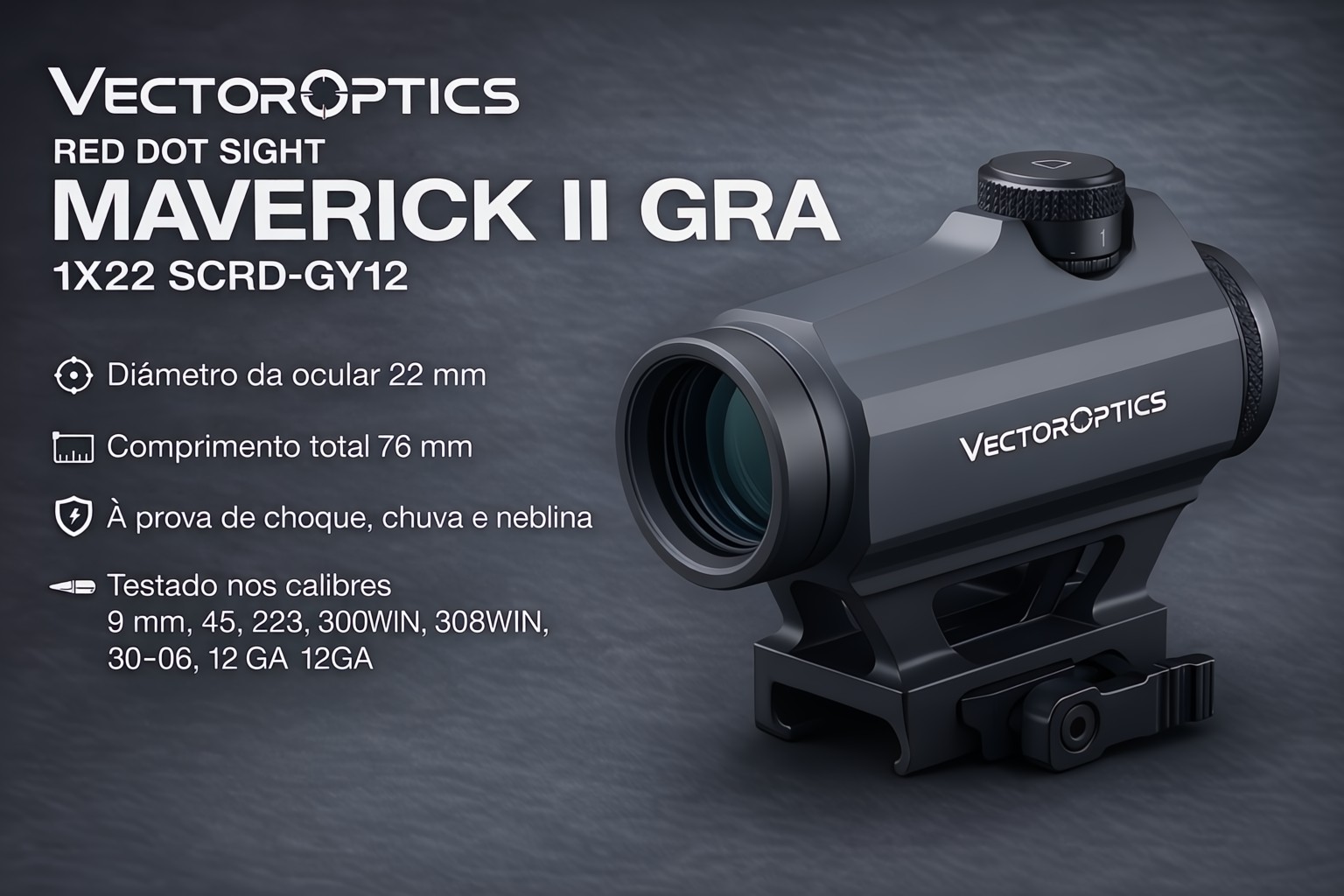 Red Dot ponto vermelho Vectoroptics Maverick-II GRA 