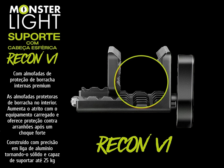 Suporte de tripé Monsterlight Recon V1 