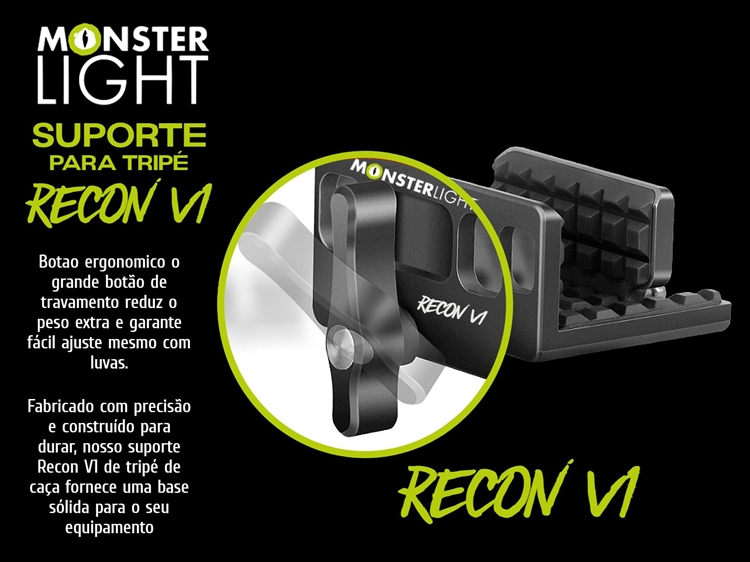 Suporte de tripé Monsterlight Recon V1 