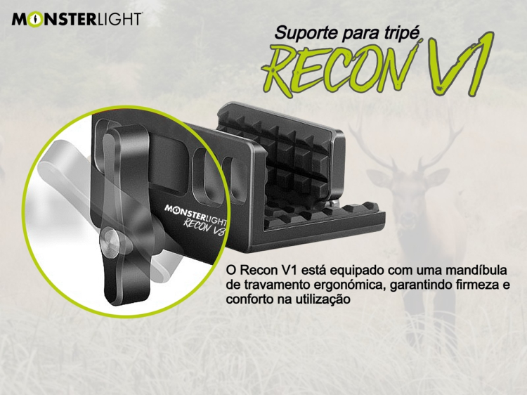 Suporte de tripé Monsterlight Recon V1 