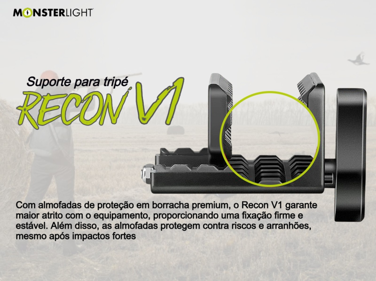 Suporte de tripé Monsterlight Recon V1 