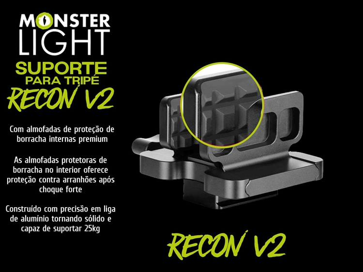 Suporte de tripé Monsterlight Recon V2 