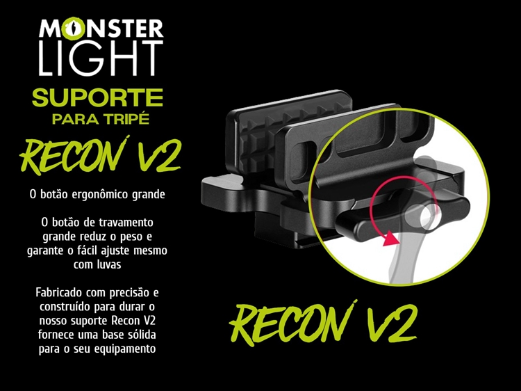 Suporte de tripé Monsterlight Recon V2 