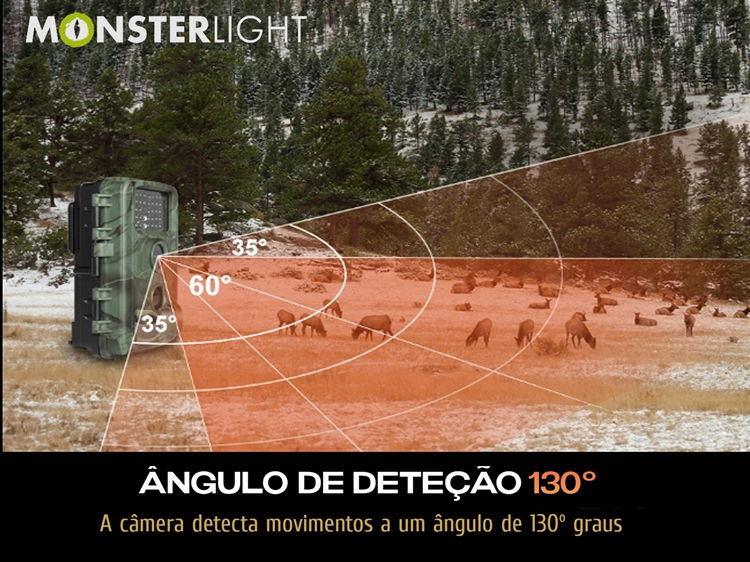 Câmera de caça ou vigilância Monster M20 4K 
