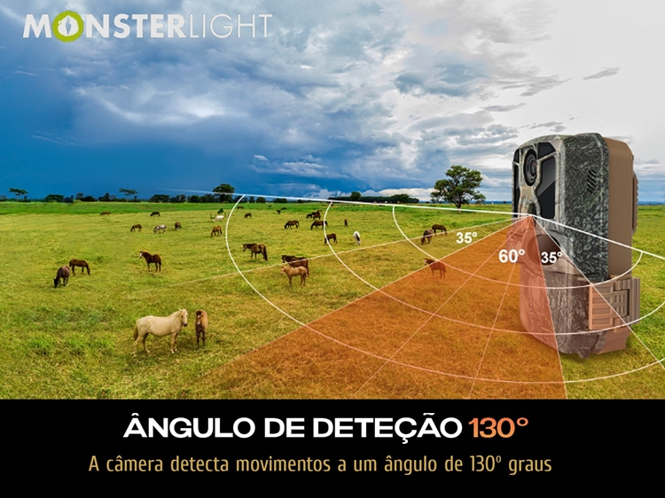 Câmera vigilância Monster M60 84MP WiFi Bluetooth 8K 