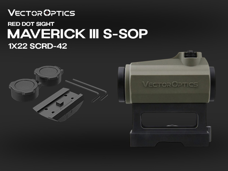 Red Dot ponto vermelho Vectoroptics Maverick-III S-SOP 