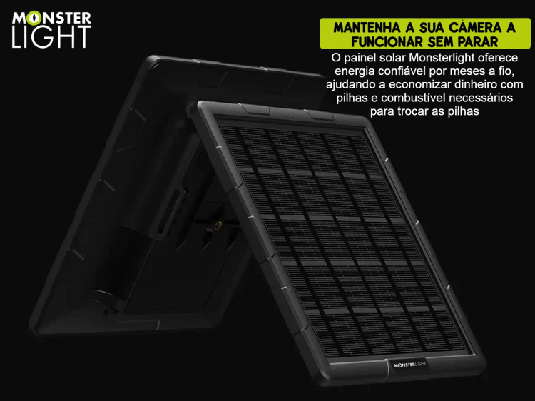Painel Solar Monsterlight com bateria de lítio 
