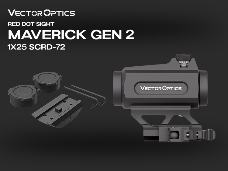 Red Dot ponto vermelho Maverick-II 1x25 GenII 