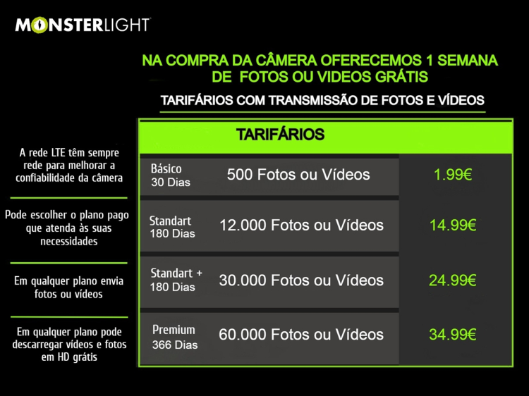 Câmera GardePro X70 Pro Max com bateria transmissão em direto envio de fotos e vídeos e GPS 
