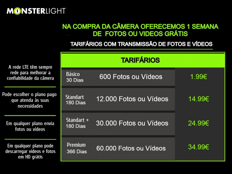 Câmera GardePro X70 Pro Max com bateria transmissão em direto envio de fotos e vídeos e GPS 