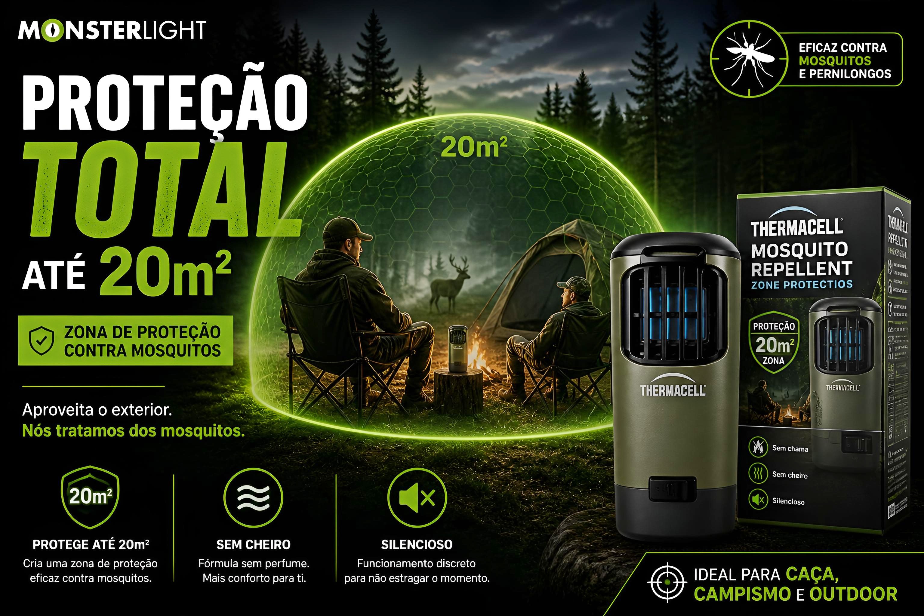 Recarga repelente de mosquitos Thermacell 48 horas 