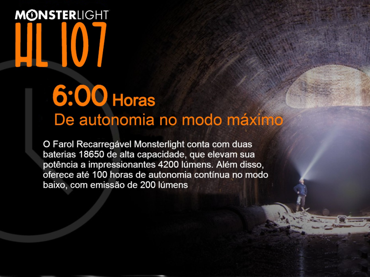Lanterna de cabeça HL0107 Sensor com baterias recarregáveis 