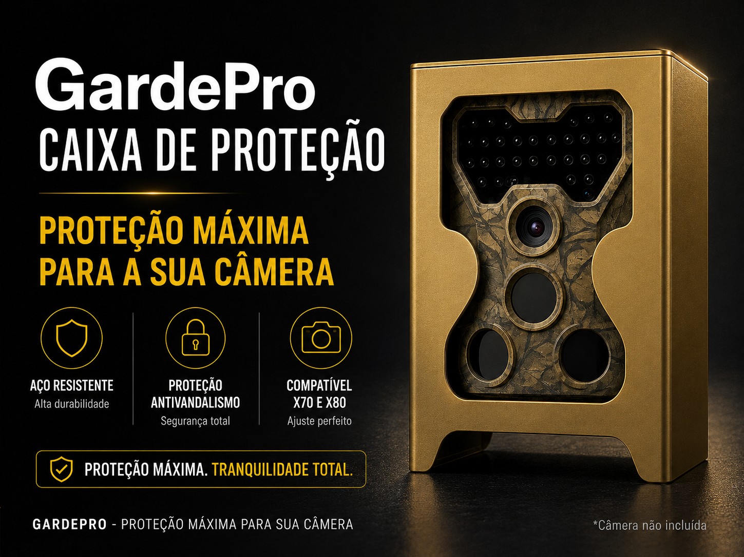Caixa de proteção para câmeras GardePro 