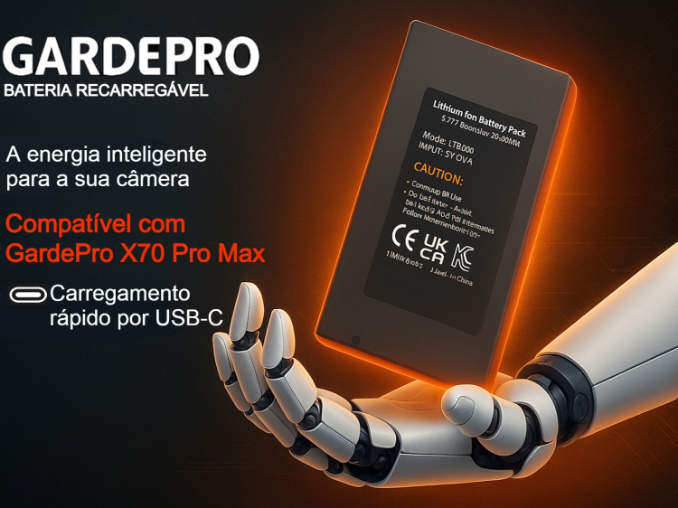 Bateria Recarregável GardePro X70 Pro Max