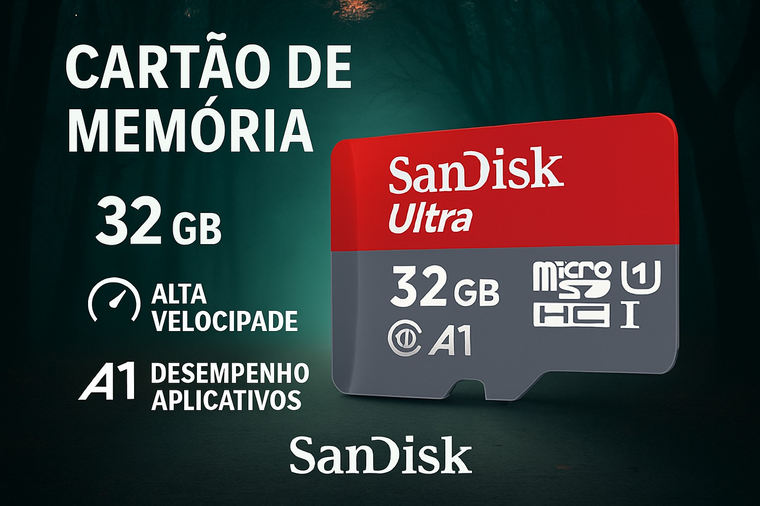 Cartão de Memória SanDisk Ultra 32GB