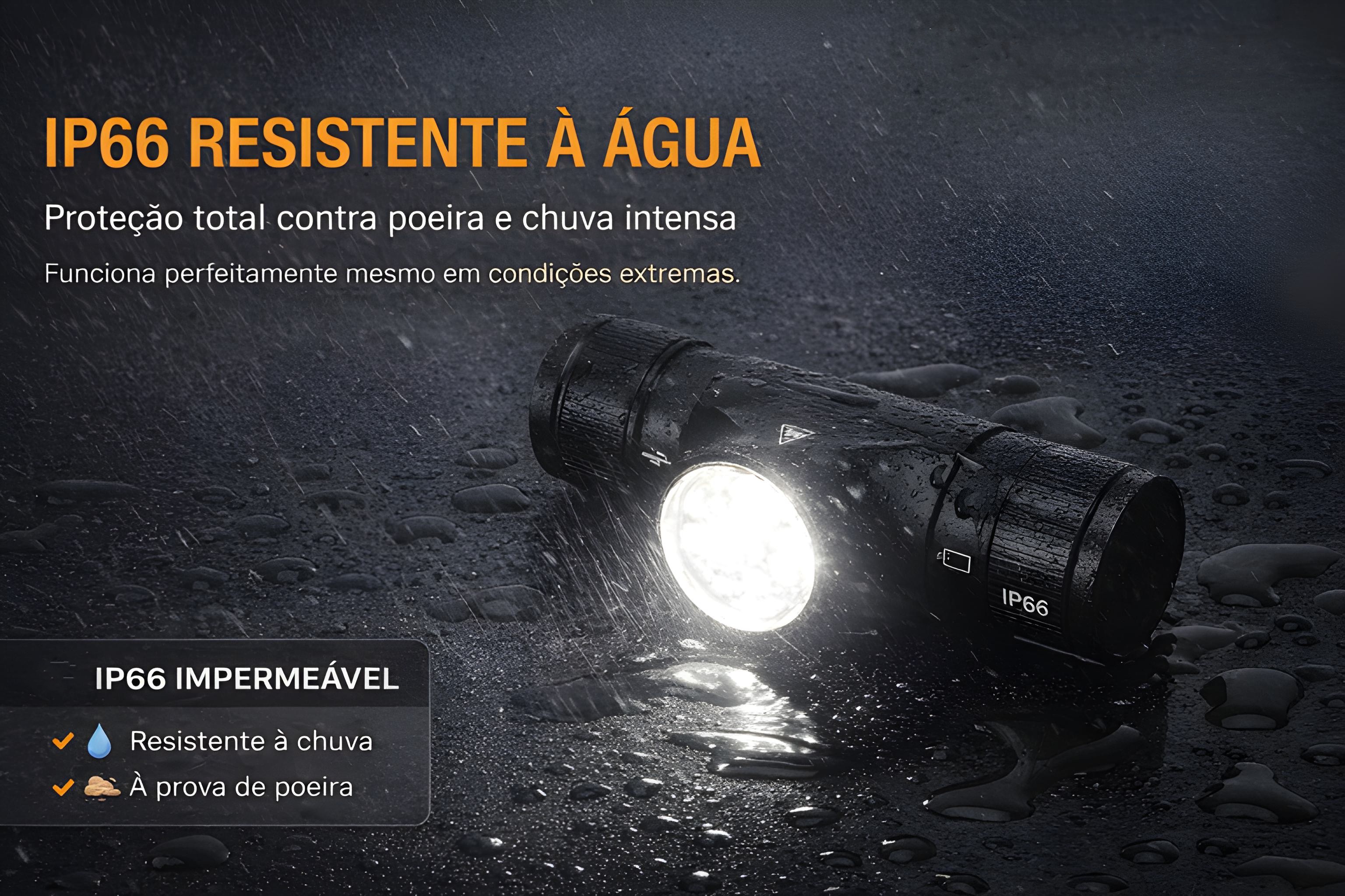 Lanterna de Cabeça Monsterlight com Bateria Recarregável 