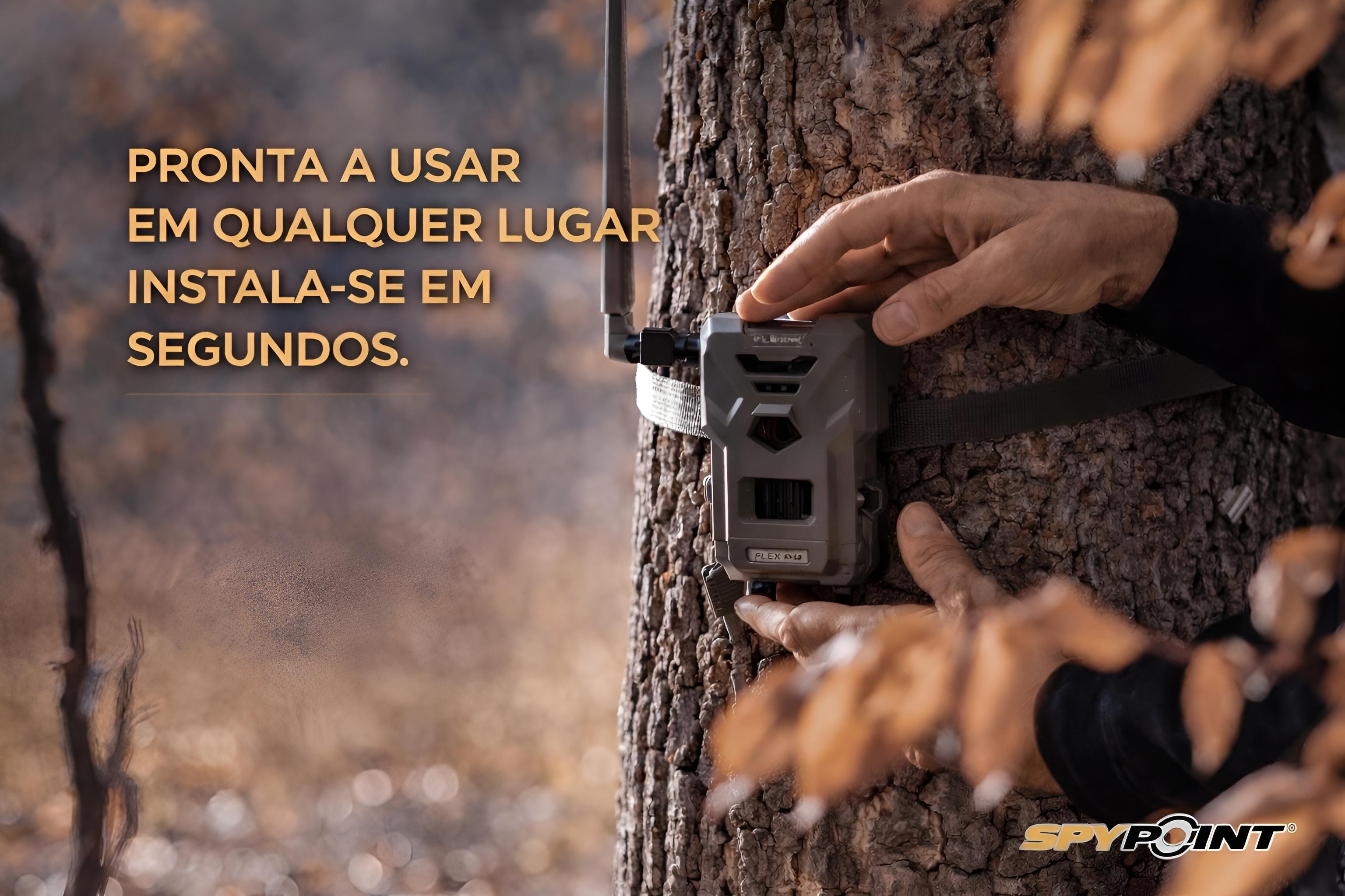 Câmera Spypoint Flex M com aplicação para o telemóvel e envio de fotos e vídeos 