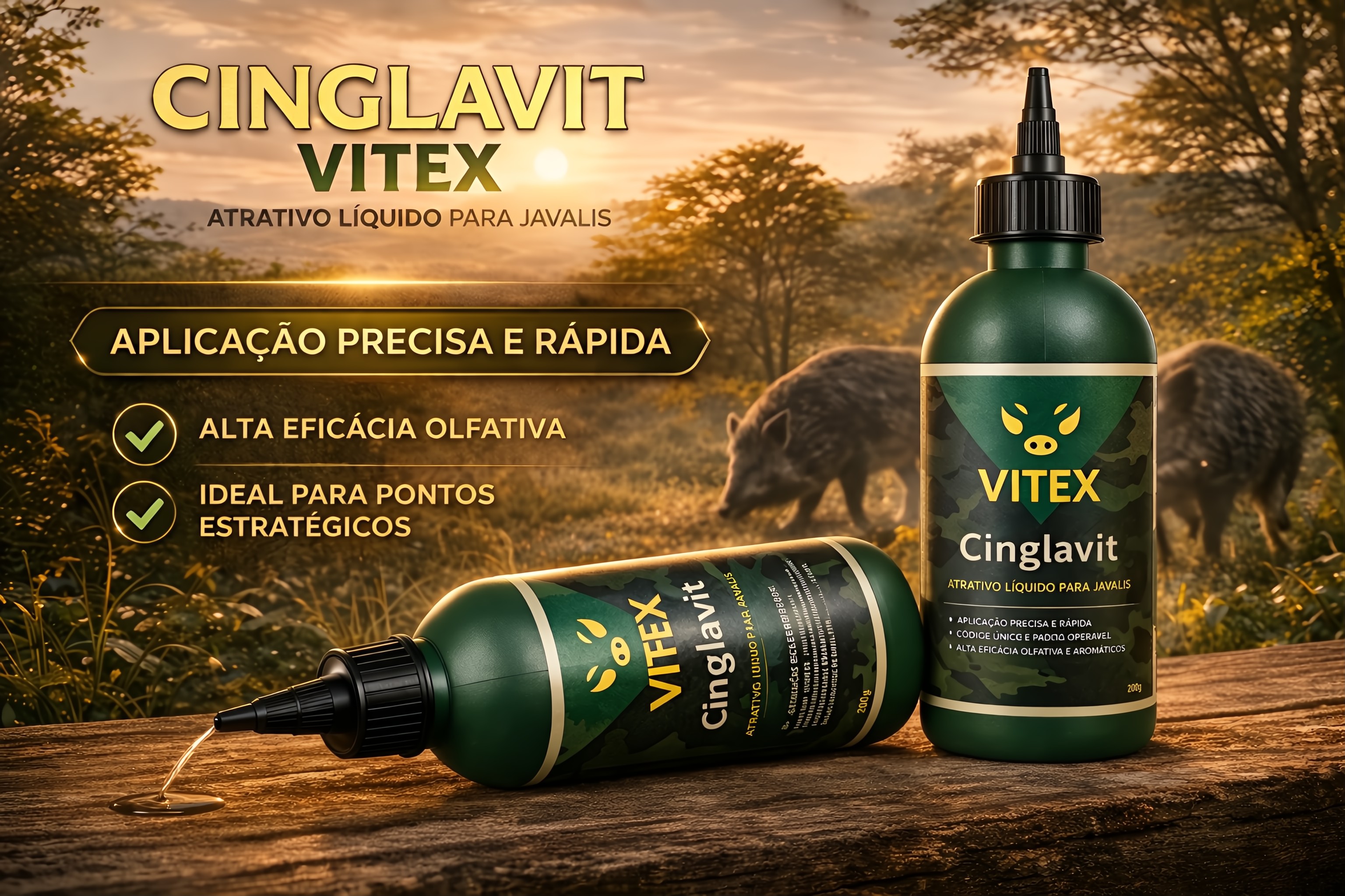 Atrativo para javalis Vitex Cinglavit