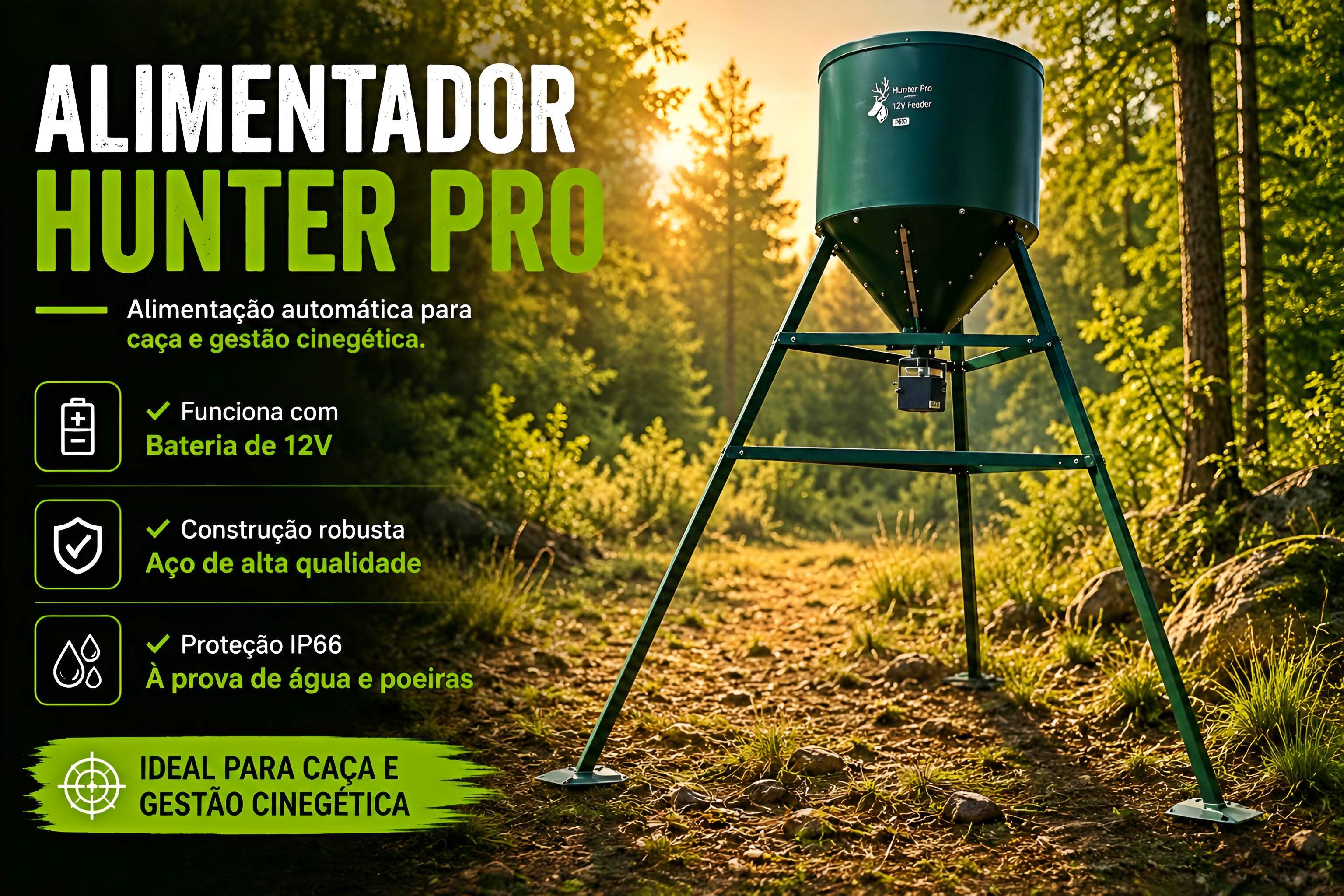 Alimentador Automático Hunter Pro 12V 