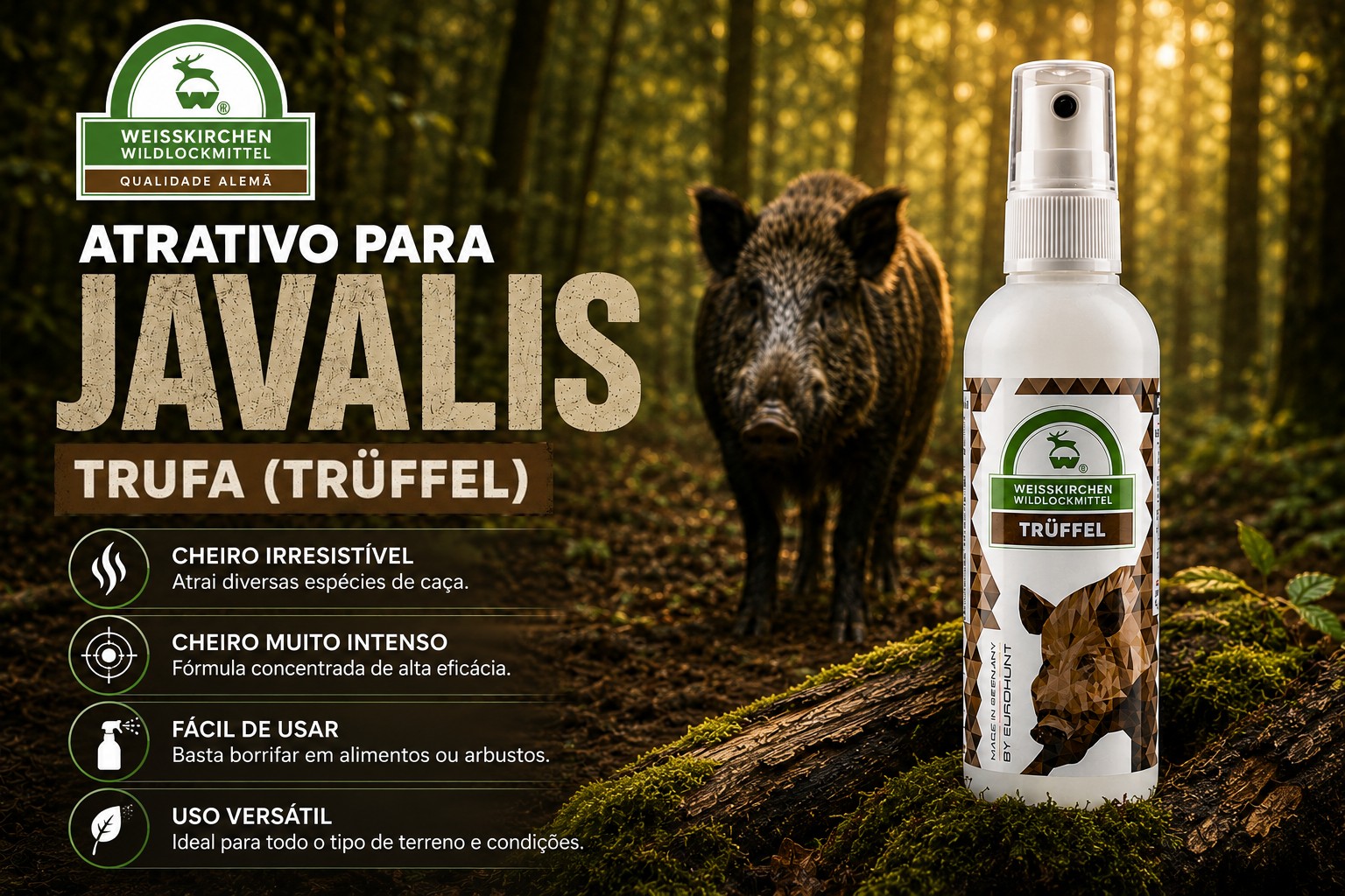 Atrativo para Javalis Spray Trufas Weisskirchen 
