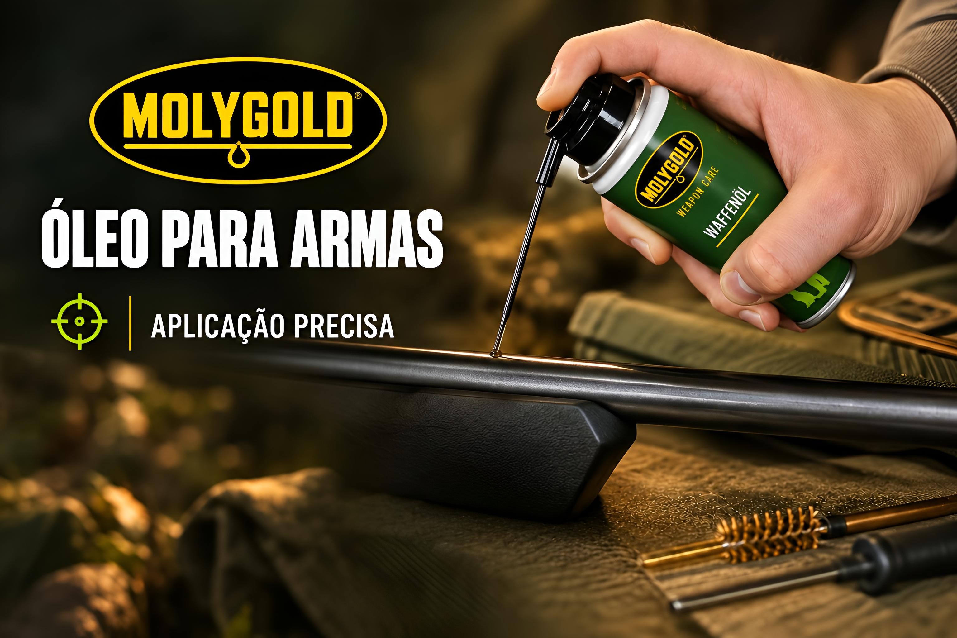Óleo Lubrificante para armas MolyGold Waffenöl 