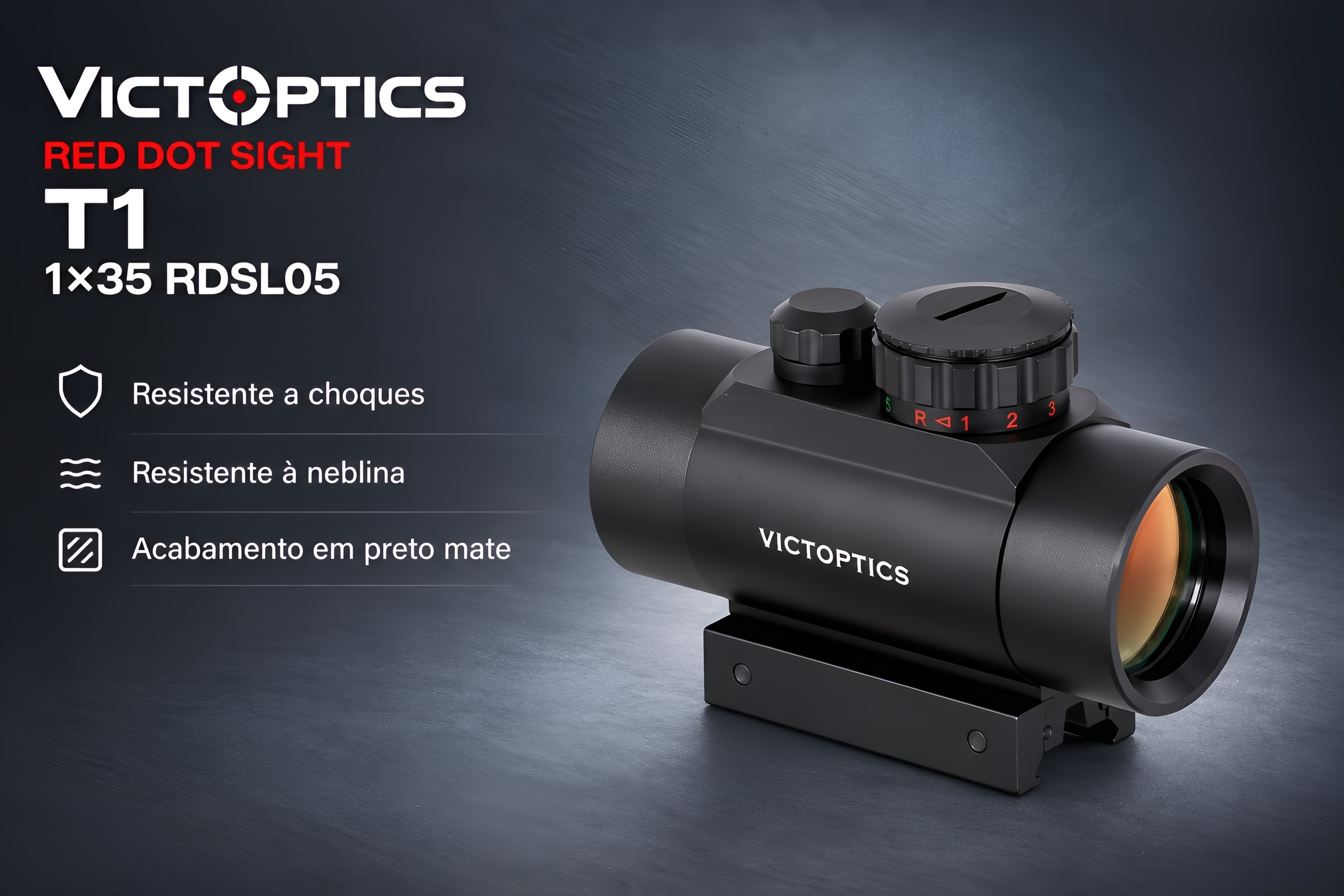 Mira Red Dot Victoptics VictOptics T1 1×35 