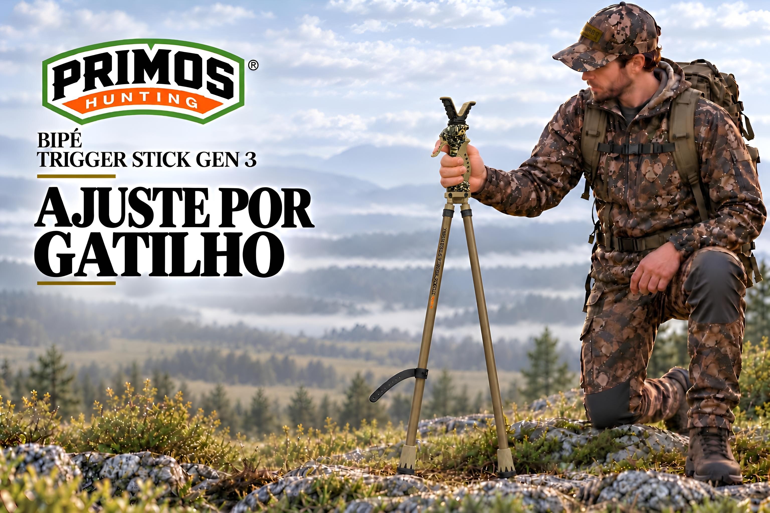 Bipé Primos Trigger Stick GEN 3 longo com gatilho