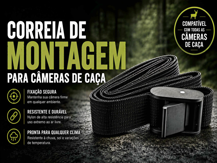 Correia de Montagem para Câmeras