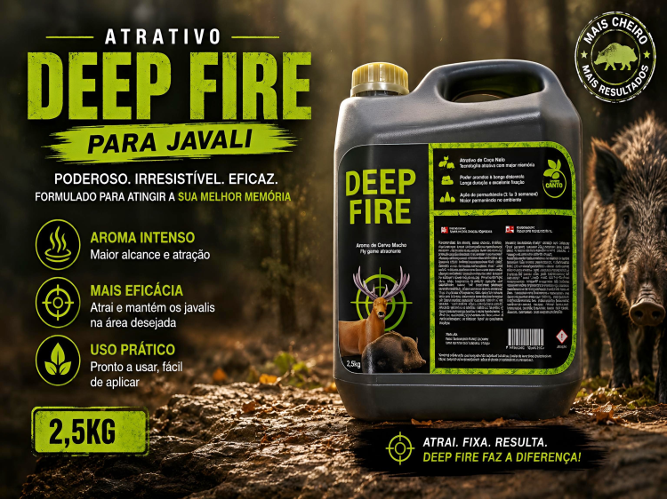 Atrativo Premium para Javalis DeepFire 2.5Kg