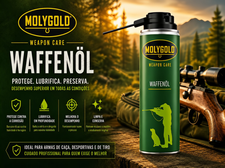 Óleo Lubrificante para armas MolyGold Waffenöl